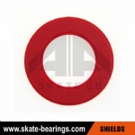 AKA skate bearings Rubber Shields Red