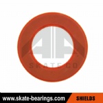 AKA skate bearings Rubber Shields Orange