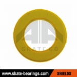 AKA skate bearings Rubber Shields Yellow
