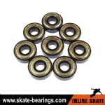 AKA inline skate bearings 608 ZZ Gold