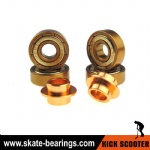 AKA Kick Scooter bearings 608 ZZ gold